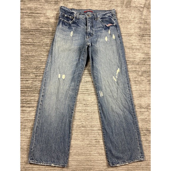 UNIONBAY Other - Unionbay Jeans Mens 34x32 Blue Denim Y2K Hong Kong Distressed Straight Leg